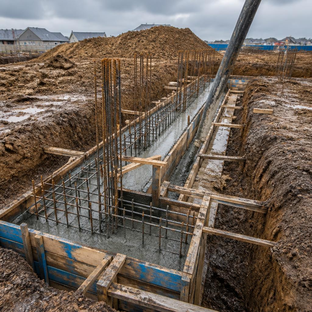Foundations carried out by Shane Blanche Groundworks in Co. Carlow, Ireland