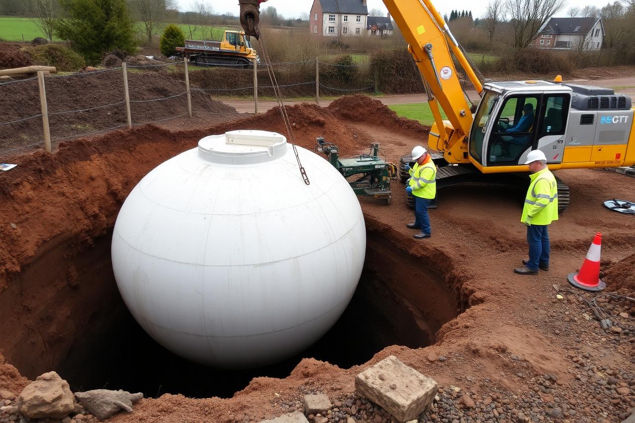 Tanks & Treatment Systems carried out by Shane Blanche Groundworks in Co. Carlow, Ireland